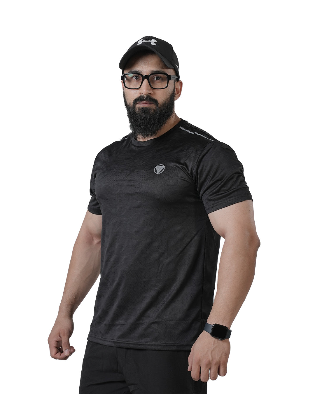 ActiveFit T-shirt – Black Camo