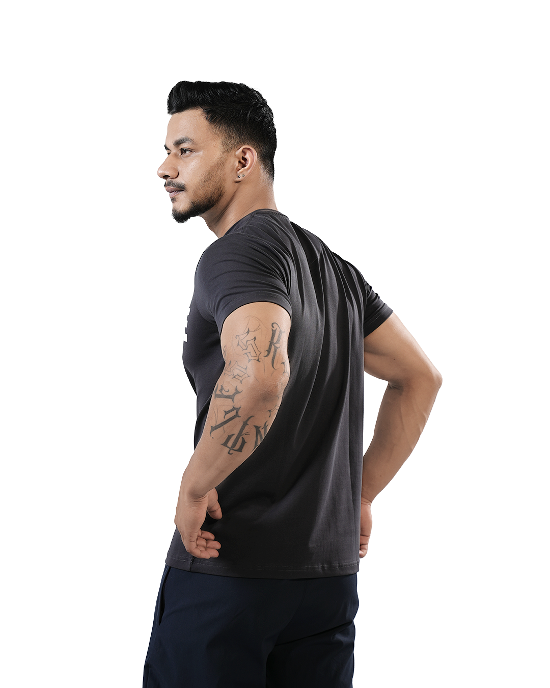 Born to Be Ultimate" Cotton Lycra T-Shirt – Stretchable & Quick-Dry