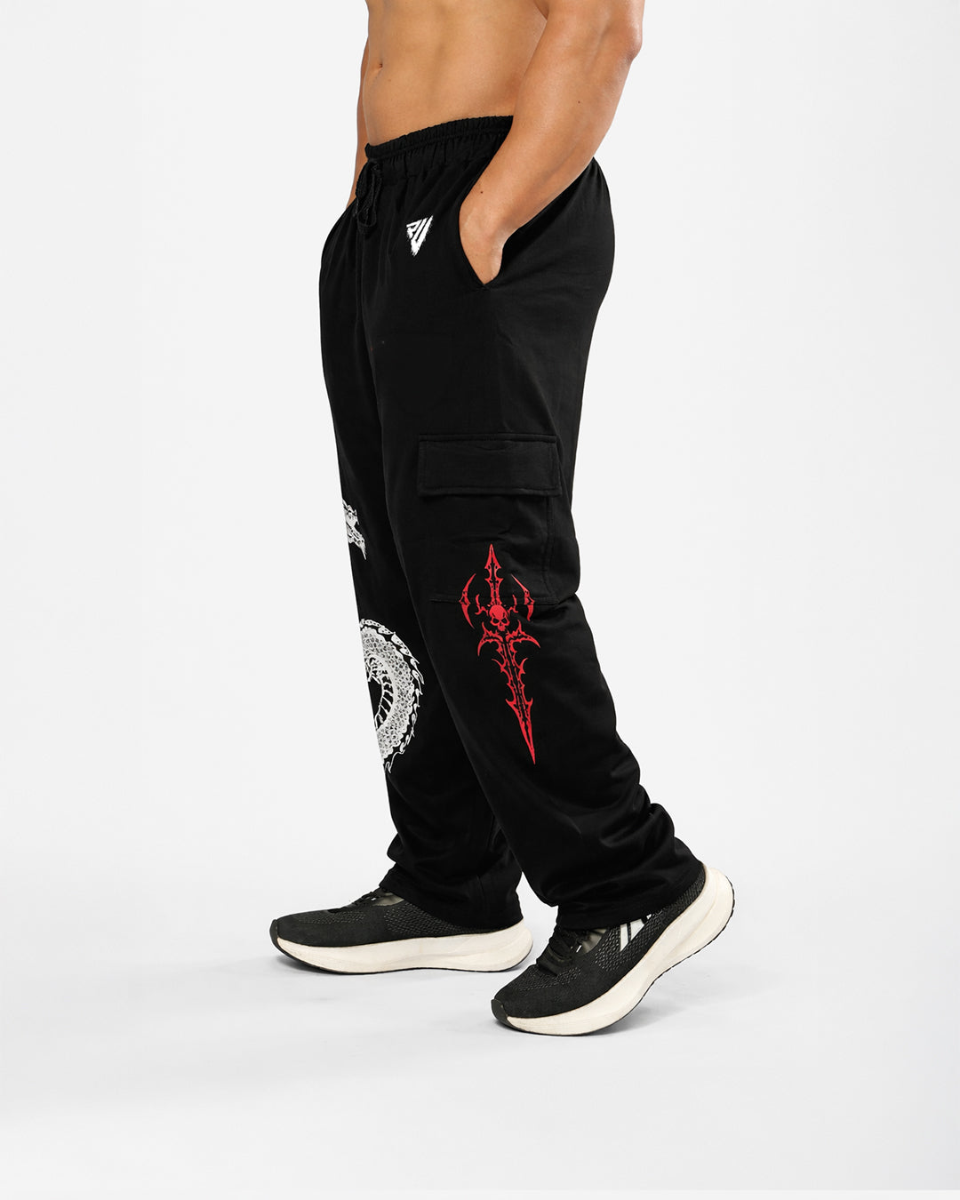 Hellbound Graphic Straight Fit Track Pants