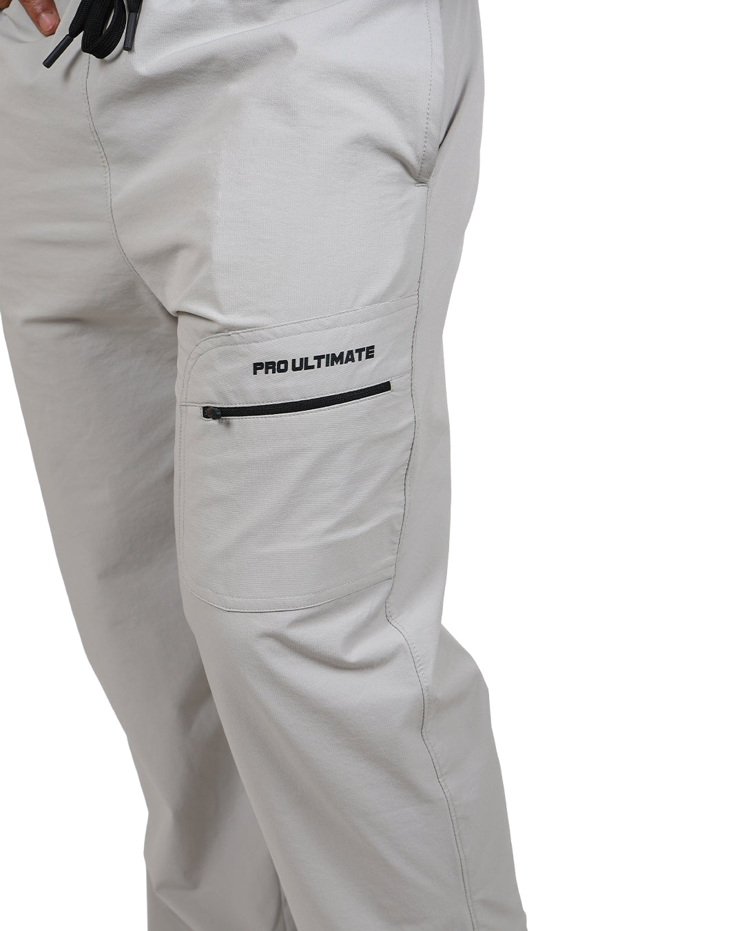 Men’s Light Grey Straight Fit Lower