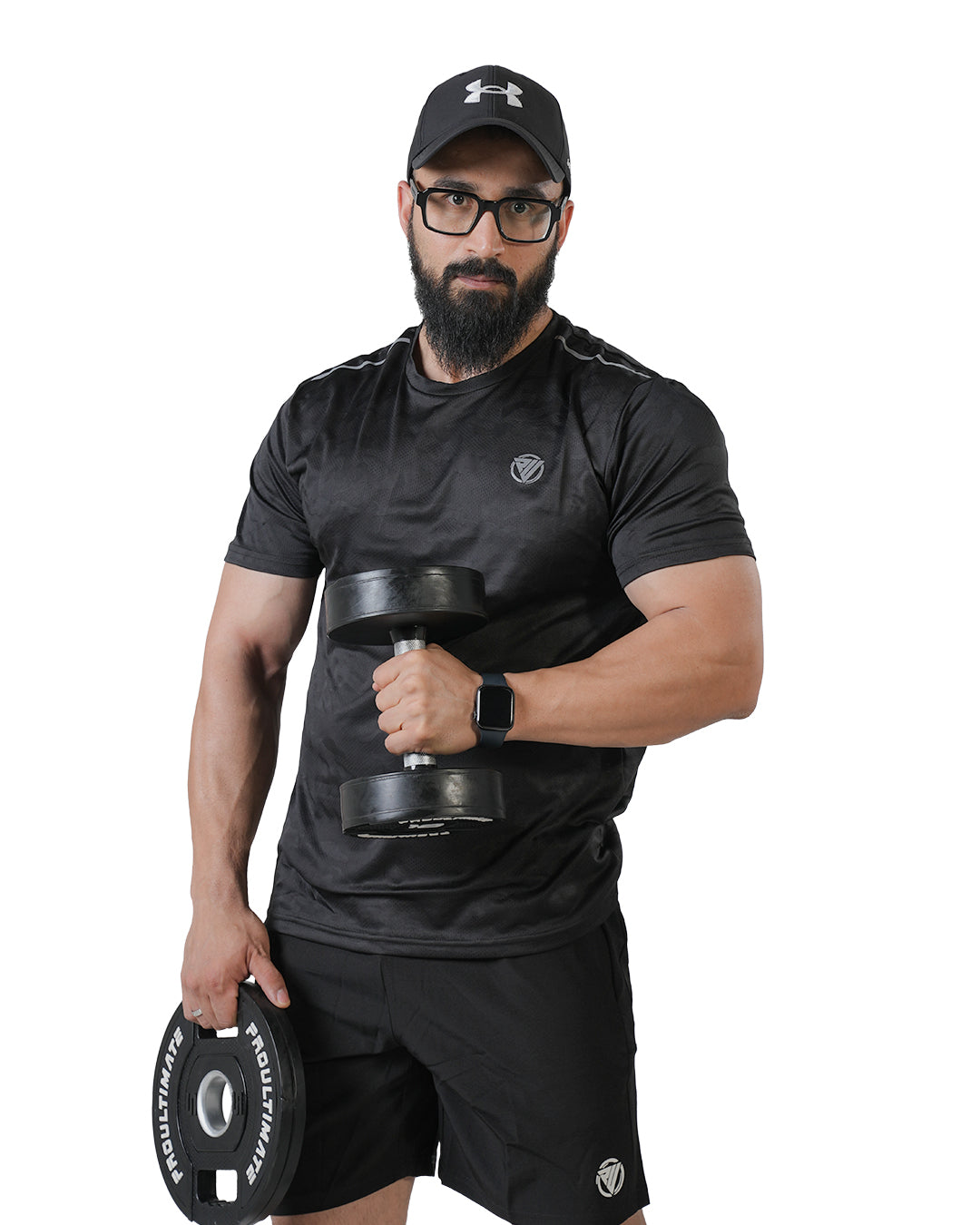 ActiveFit T-shirt – Black Camo