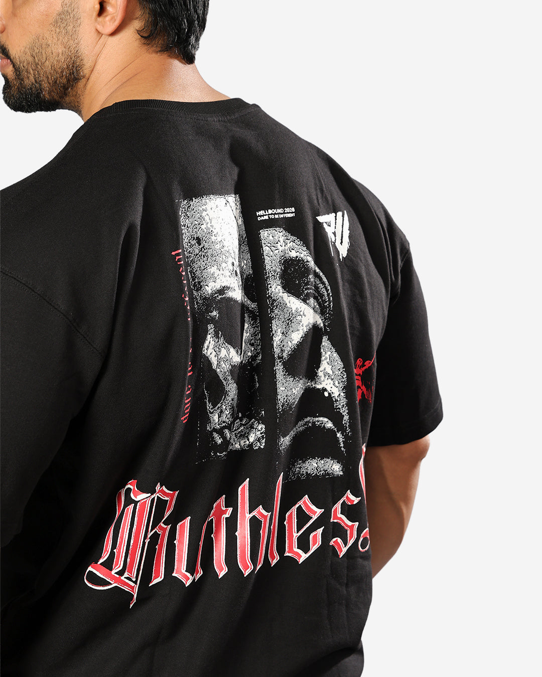 Ruthless Graphic Oversized T-Shirt – 240 GSM