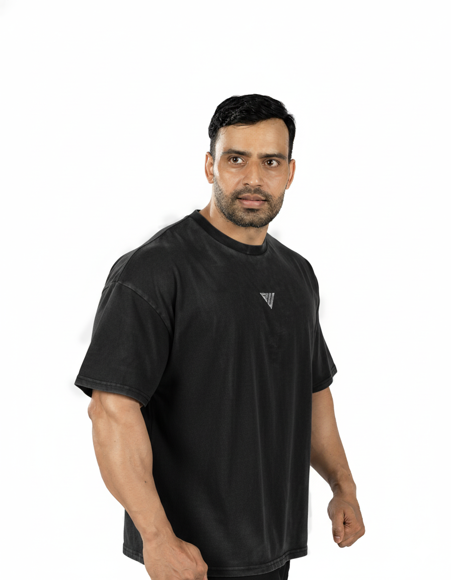 Proultimate COSMIC Acid-Wash Streetwear Tee – 240 GSM Premium French Terry