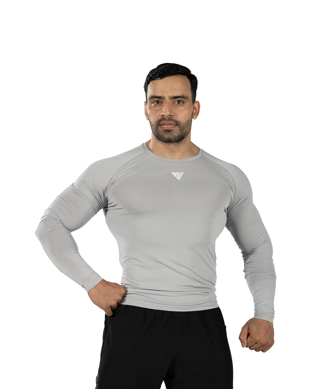 Proultimate Light Grey Full Sleeve Performance Compression - Silvercore Edition
