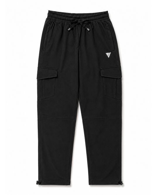 Proultimate Cargo 2.0 Straight Fit Trackpants- Black