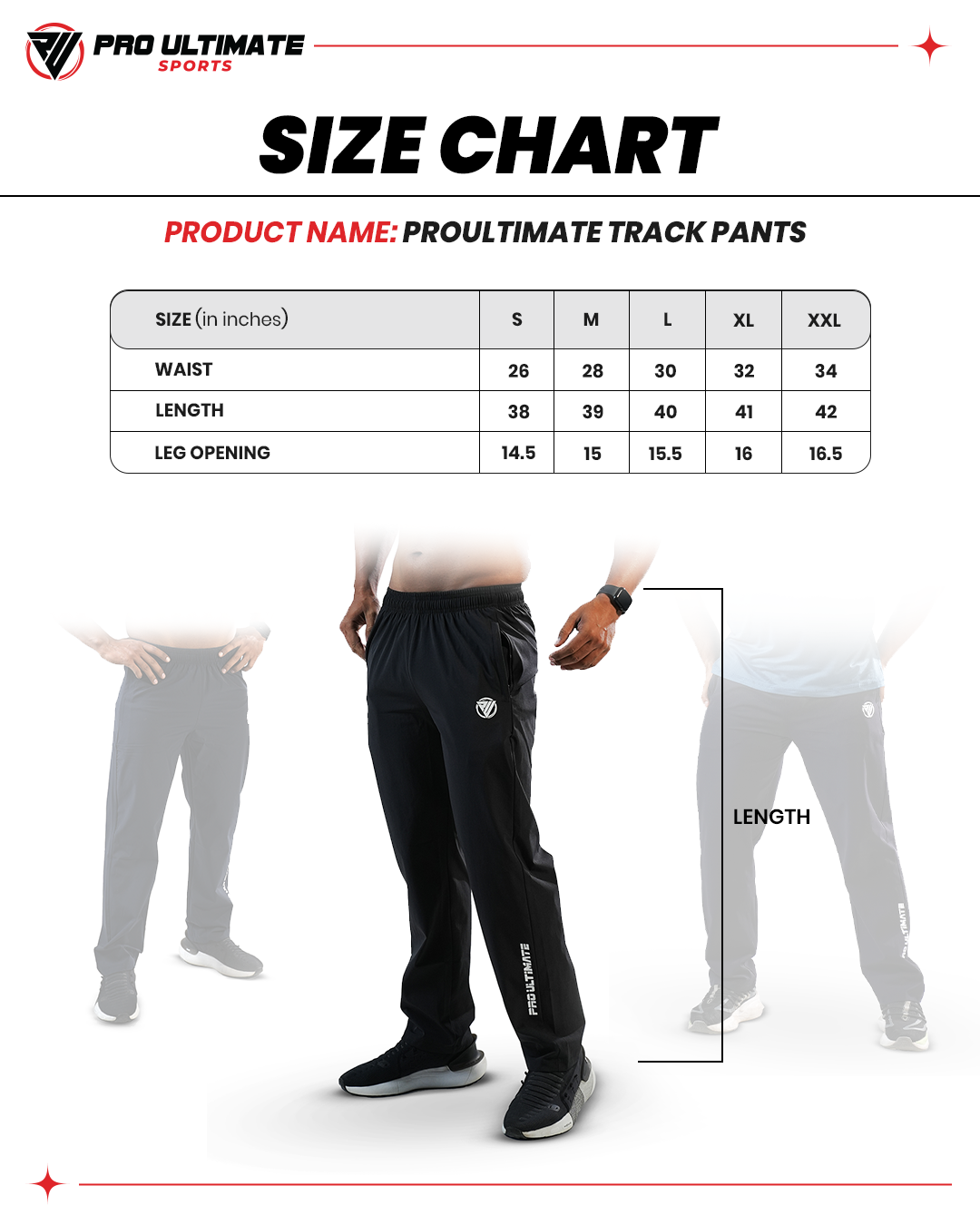 Proultimate Track Pants – Black