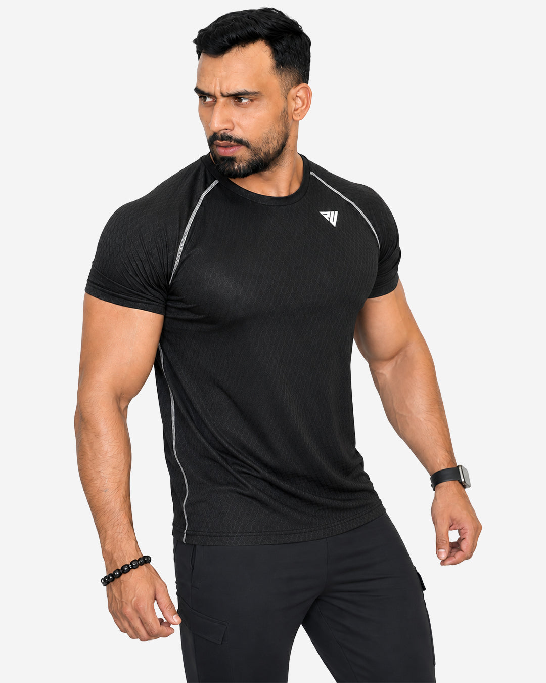 Apex Performance Raglan Tee- Black