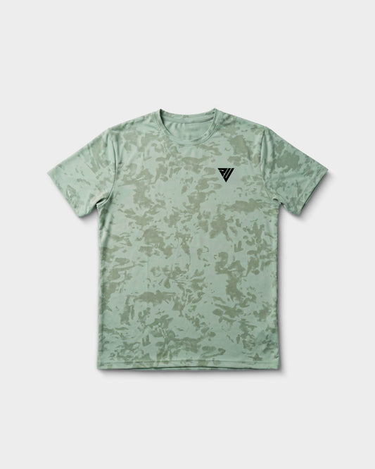Men’s Sage Green Dry Fit Gym T-Shirt – Motion X