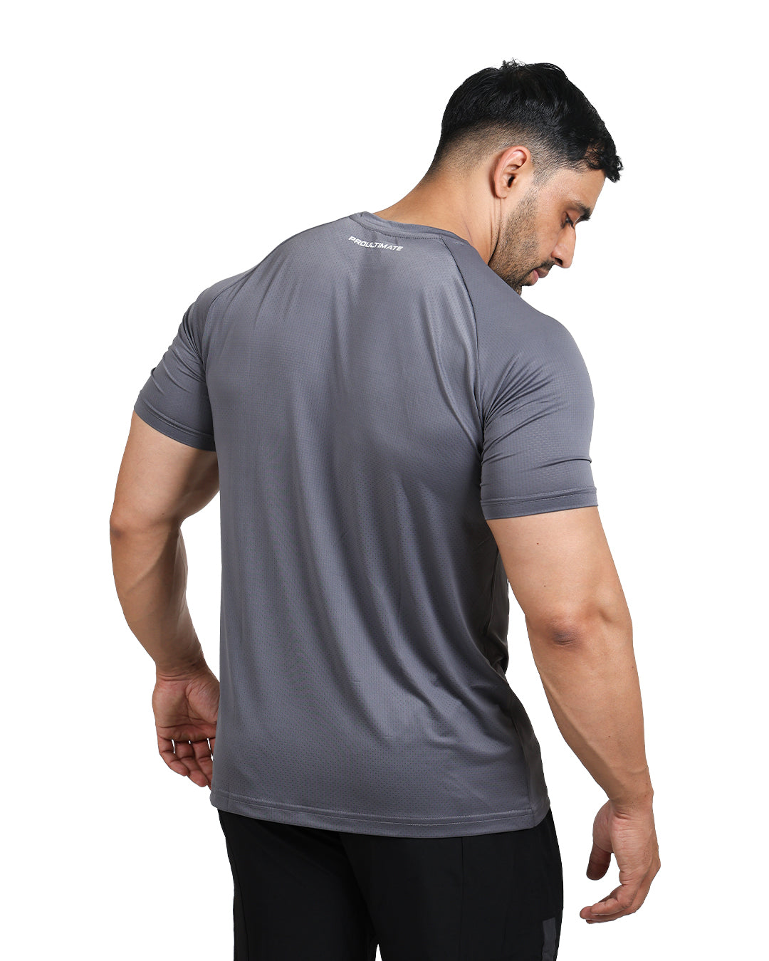 Men’s Mesh Grey Performance Gym T-Shirt