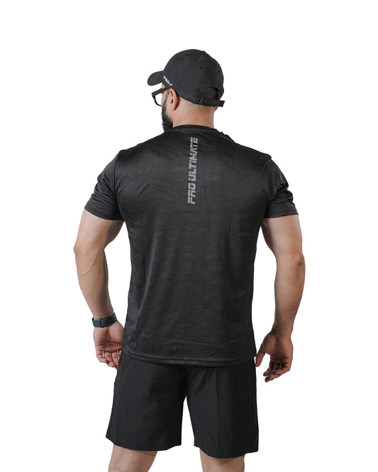 ActiveFit T-shirt – Black Camo