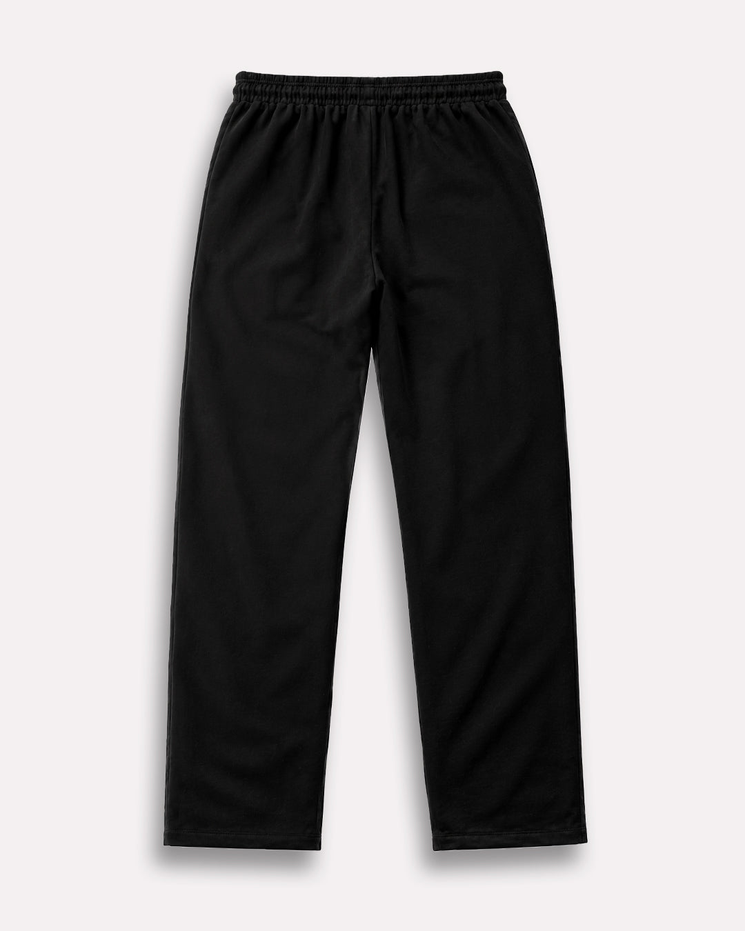PU Noir Straight Fit Joggers – 300 GSM Premium Cotton