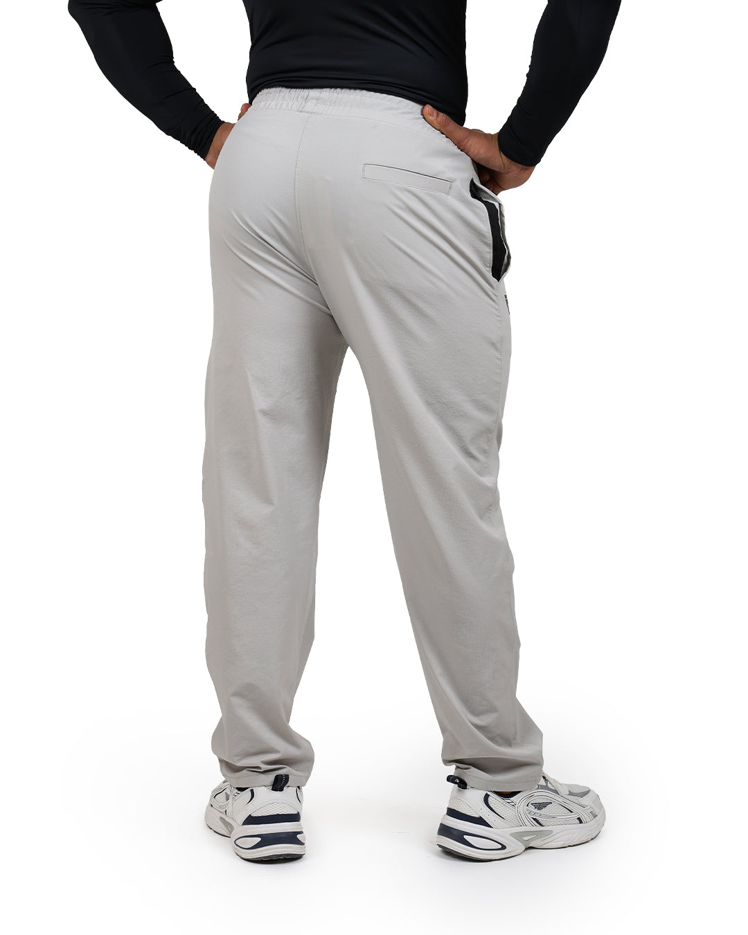Men’s Light Grey Straight Fit Lower