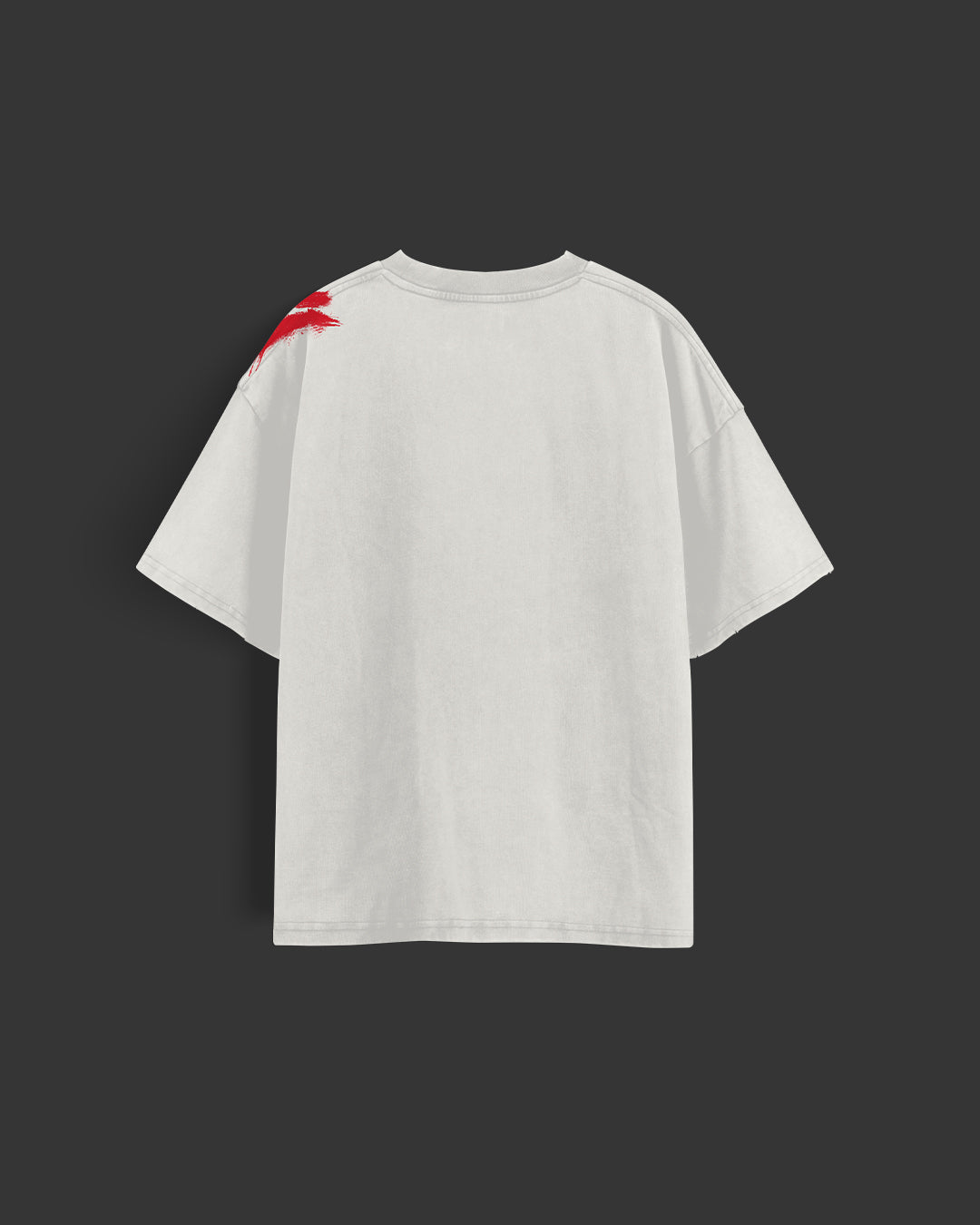 Hellbound PU Off White Tshirt - 240 GSM