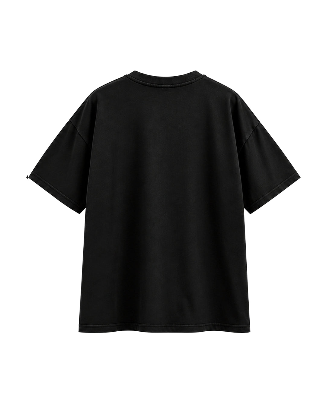 Shakti Mace Oversized T-Shirt for Men | Minimal Hanuman Tee – 240 GSM Black Cotton
