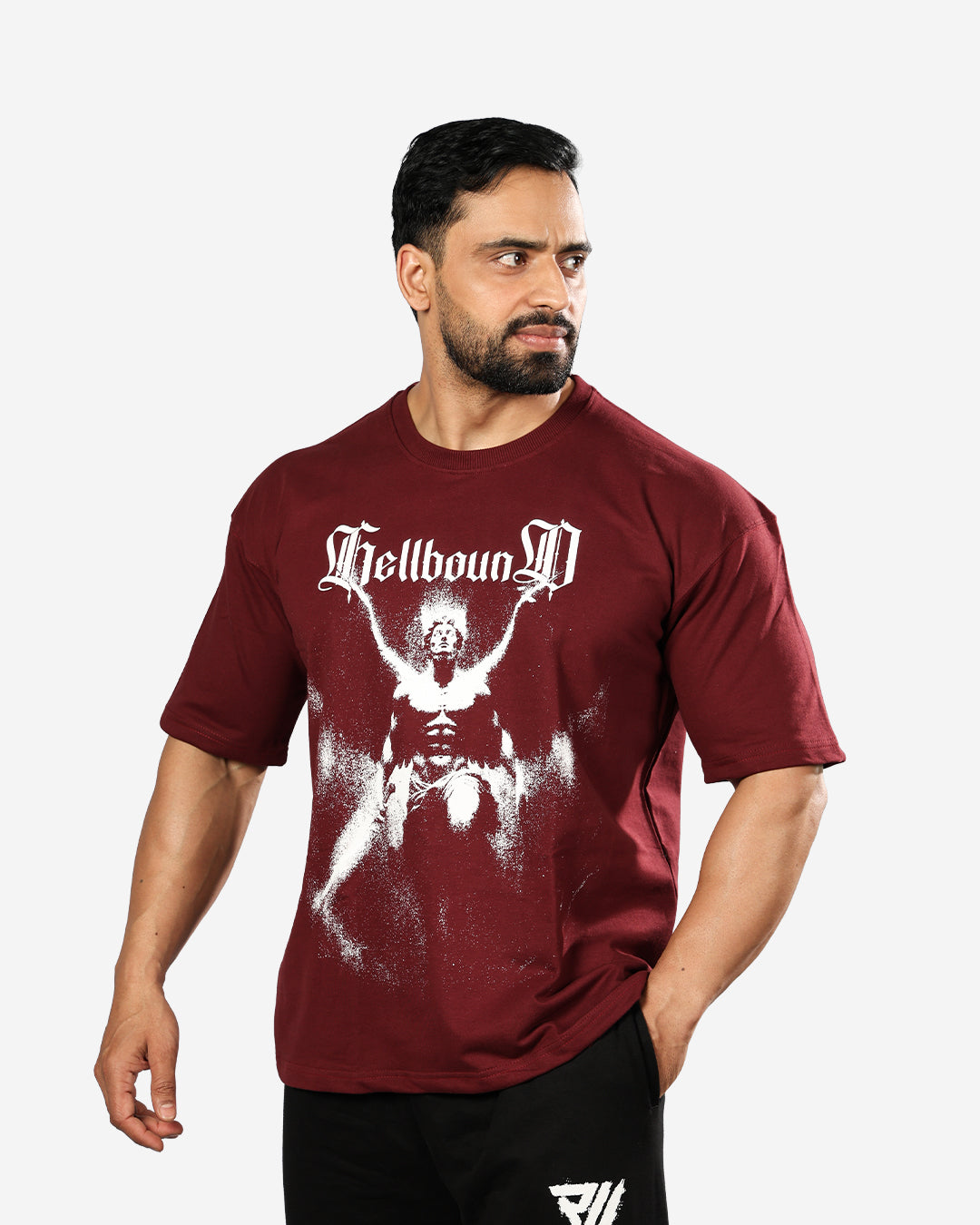 Rise Graphic Oversized T-Shirt – 240 GSM