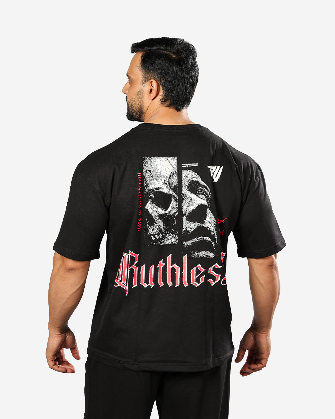Ruthless Graphic Oversized T-Shirt – 240 GSM