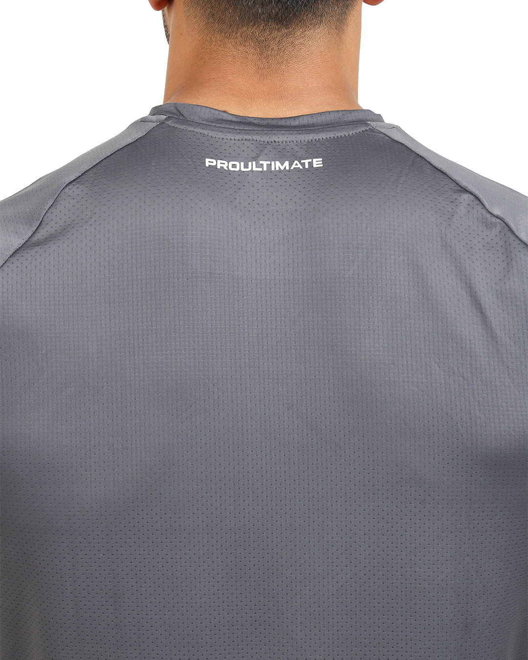 Men’s Mesh Grey Performance Gym T-Shirt