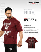 Rise Graphic Oversized T-Shirt – 240 GSM