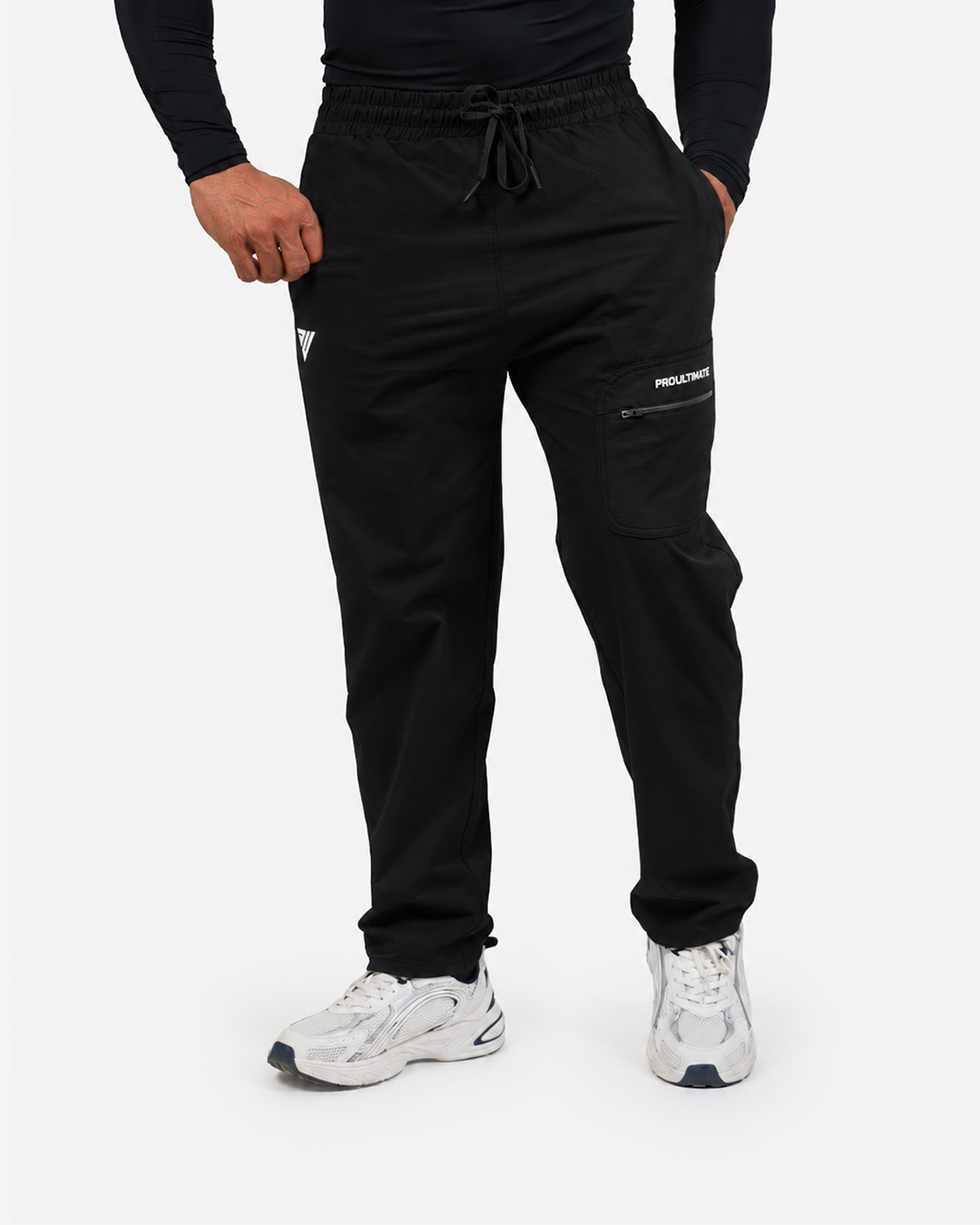 Men’s Black Straight Fit Lower