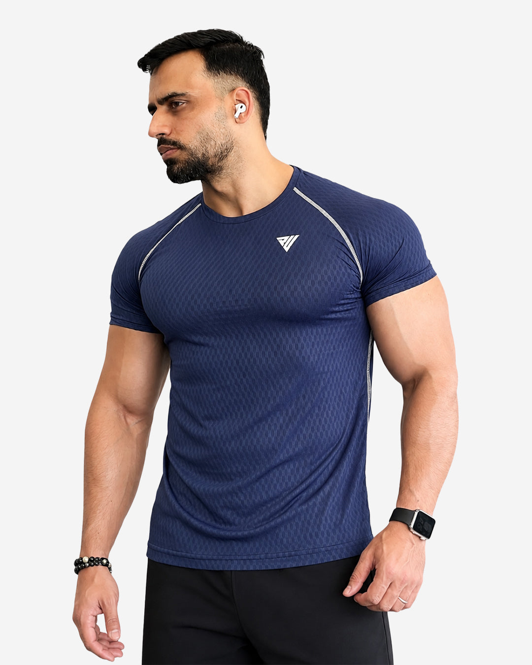 Apex Performance Raglan Tee- Blue