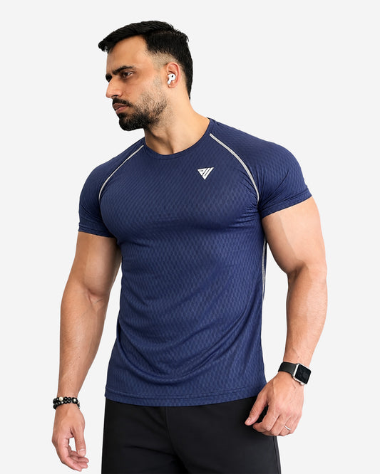 Apex Performance Raglan Tee- Blue
