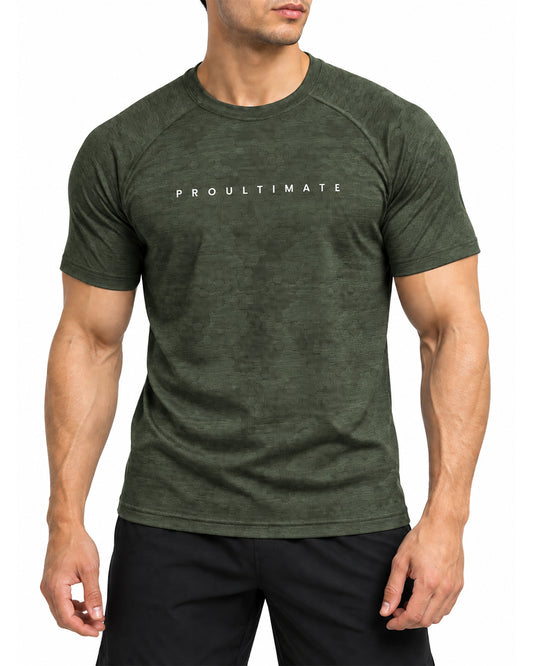 Elite 2.0 Performance Tee- Olive Green