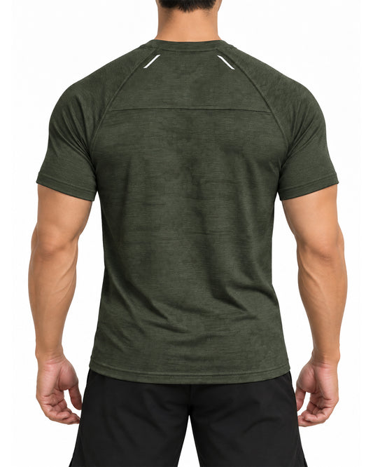 Elite 2.0 Performance Tee- Olive Green