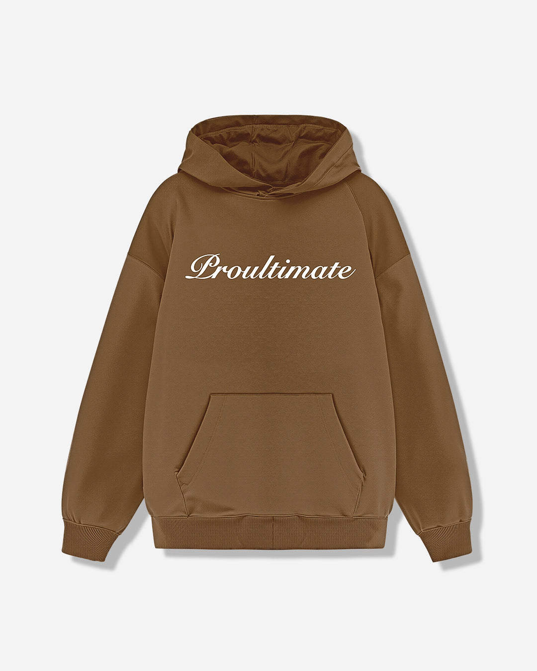 Proultimate 350 GSM Cotton Fleece Winter Hoodie - Brown