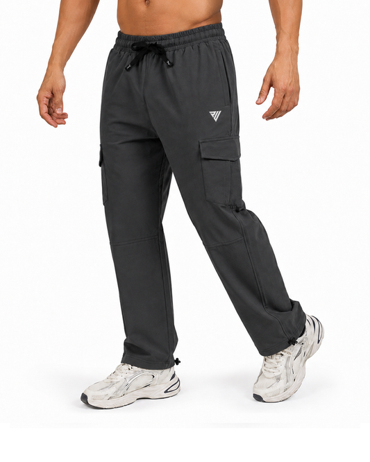 Proultimate Cargo 2.0 Straight Fit Trackpants- Grey