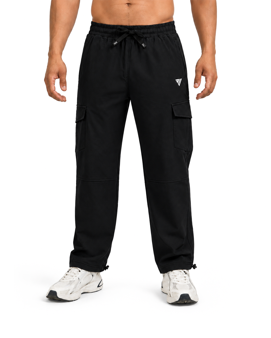 Proultimate Cargo 2.0 Straight Fit Trackpants- Black