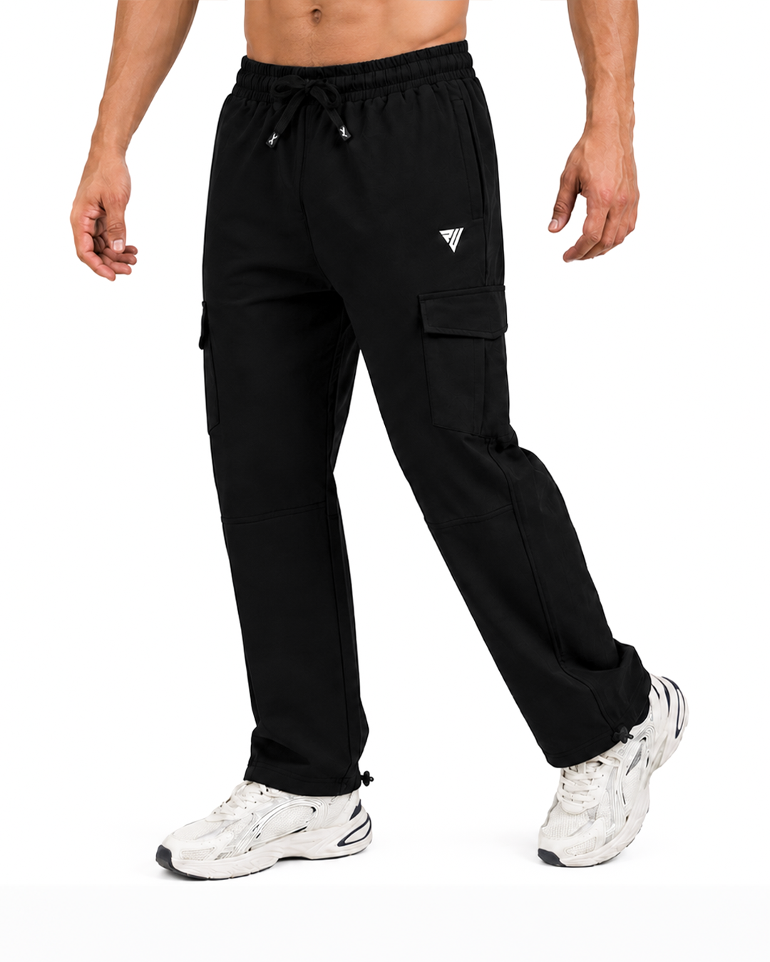 Proultimate Cargo 2.0 Straight Fit Trackpants- Black