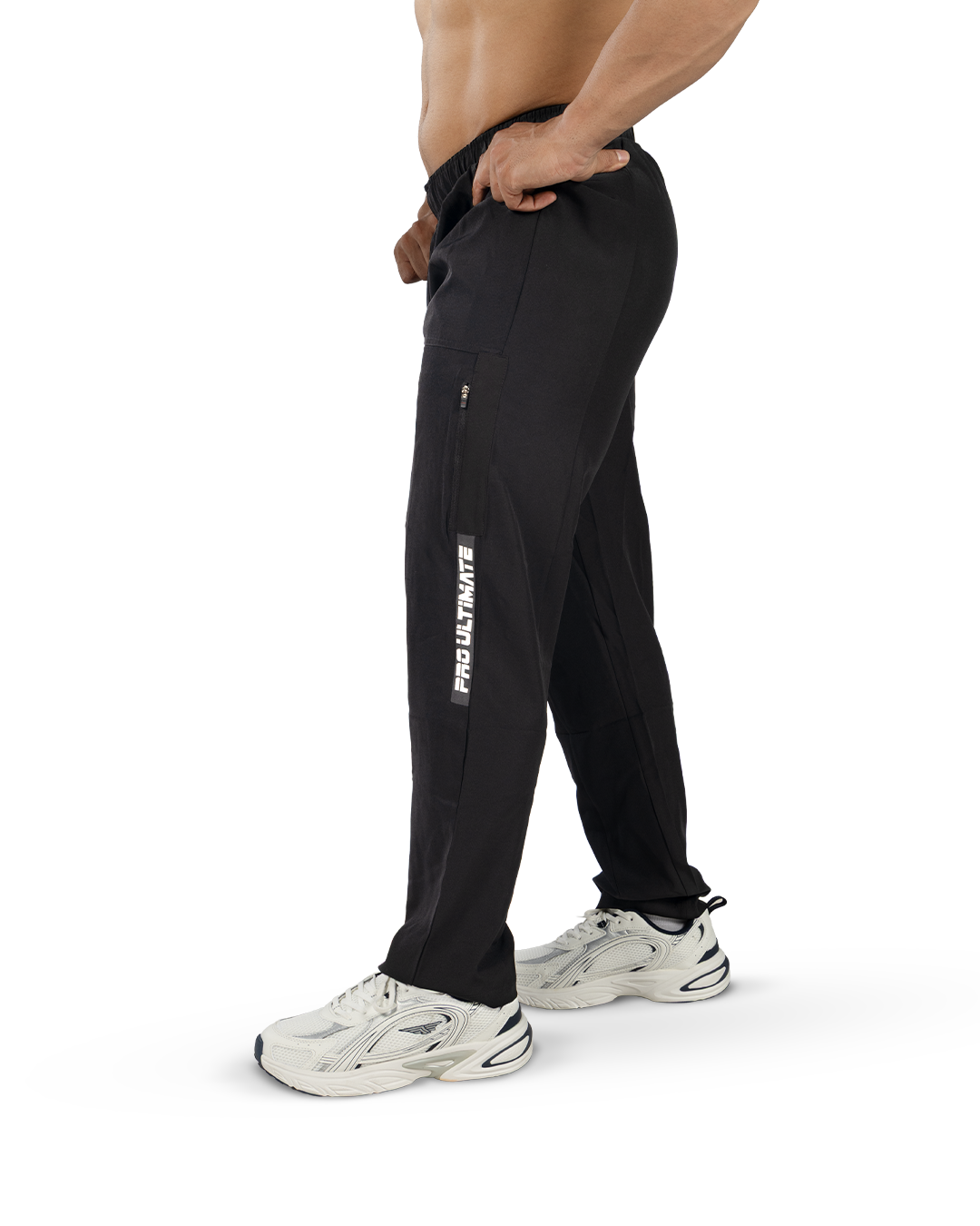 Men’s Black Stretchable Training Lower