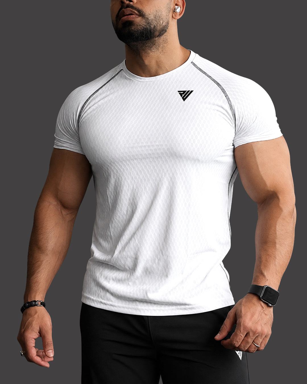 Apex Performance Raglan Tee- White