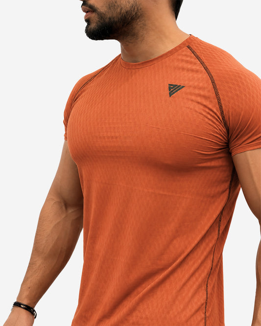 Apex Performance Raglan Tee- Orange